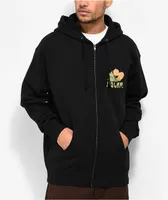 Poler Sprouts Black Zip Hoodie