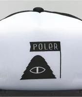 Poler Summit Black & White Trucker Hat
