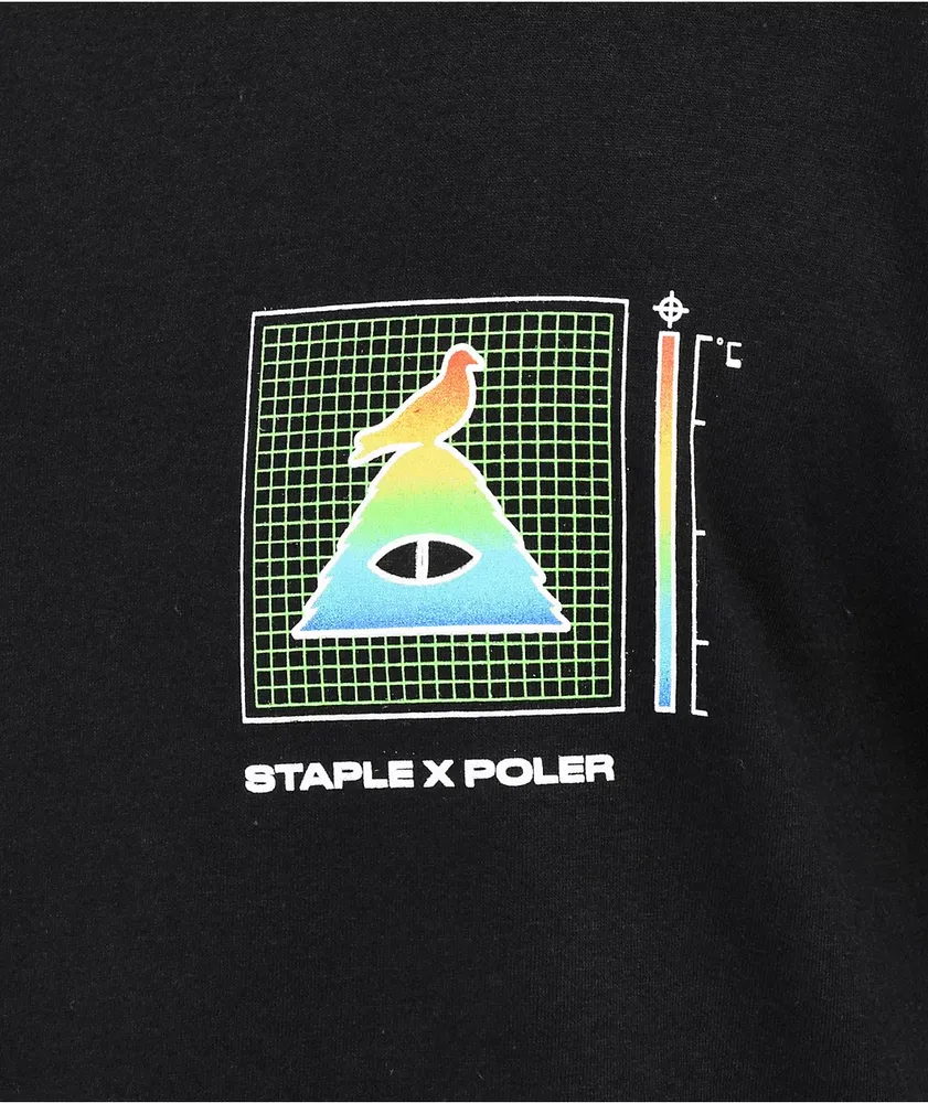 Poler x Staple Globo Pigeon Black T-Shirt