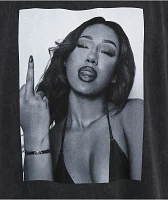 Popular Demand Birdie Black Wash T-Shirt