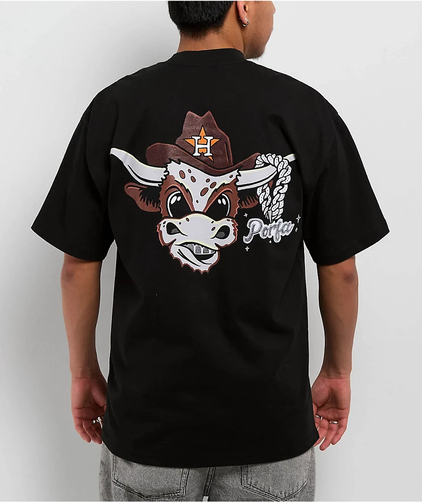 Porfa Logo Black T-Shirt