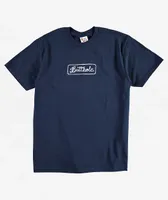 Porous Walker Butthole Chainstitch Navy T-Shirt