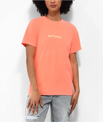 Porous Walker Butthole Neon Orange T-Shirt