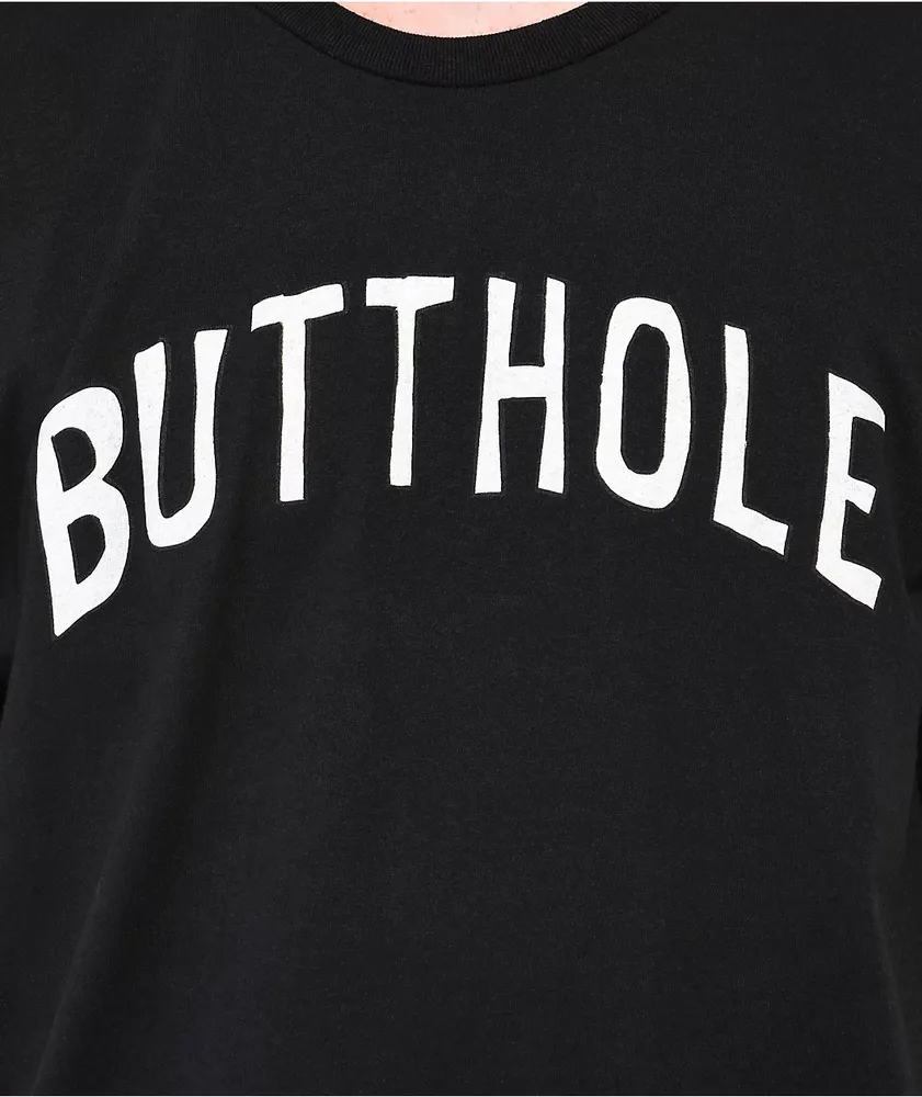 Porous Walker Butthole University Black T-Shirt