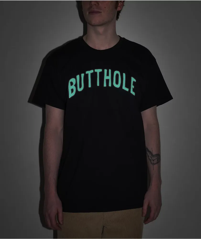 Porous Walker Butthole University Black T-Shirt