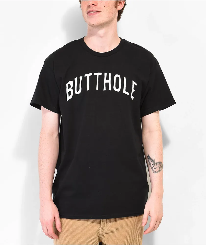 Porous Walker Butthole University Black T-Shirt