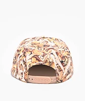 Porous Walker Real Mushrooms Brown Snapback Hat