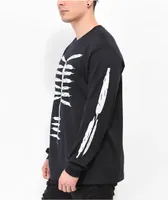 Porous Walker Skelejoint Black Long Sleeve T-Shirt