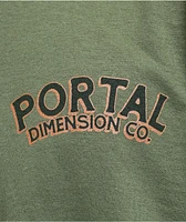 Portal Dimension Barking Dogs Don’t Bite Olive T-Shirt