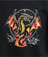 Portal Dimension Dragon Black T-Shirt