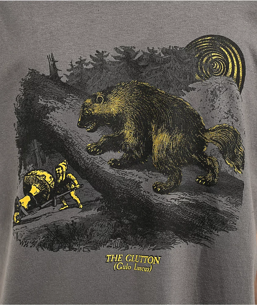 Portal Dimension The Glutton Grey T-Shirt
