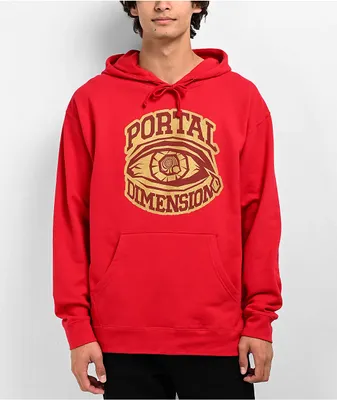 Portal Dimension The Vision Red Hoodie