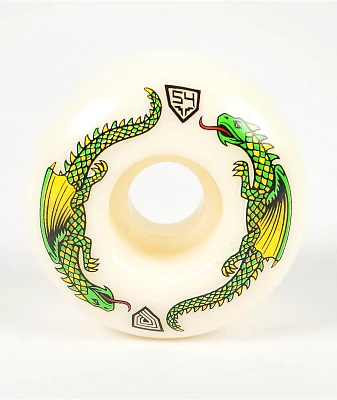 Powell Peralta Dragons V4 54mm 93a White Skateboard Wheels