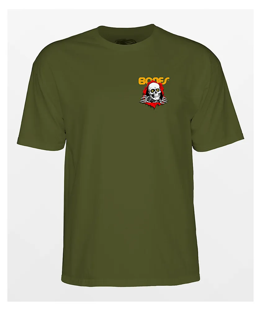 Powell Peralta Ripper Military Green T-Shirt