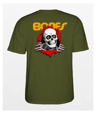 Powell Peralta Ripper Military Green T-Shirt