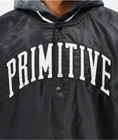 Primitive 2Fer Collegiate Black Hooded Coaches Jacket