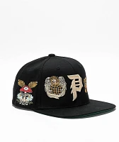 Primitive Altar Black Snapback Hat