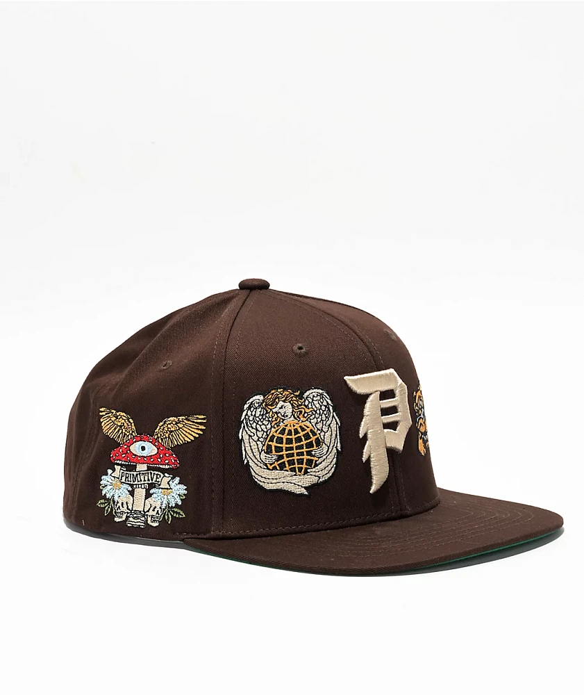 Primitive Altar Brown Snapback Hat