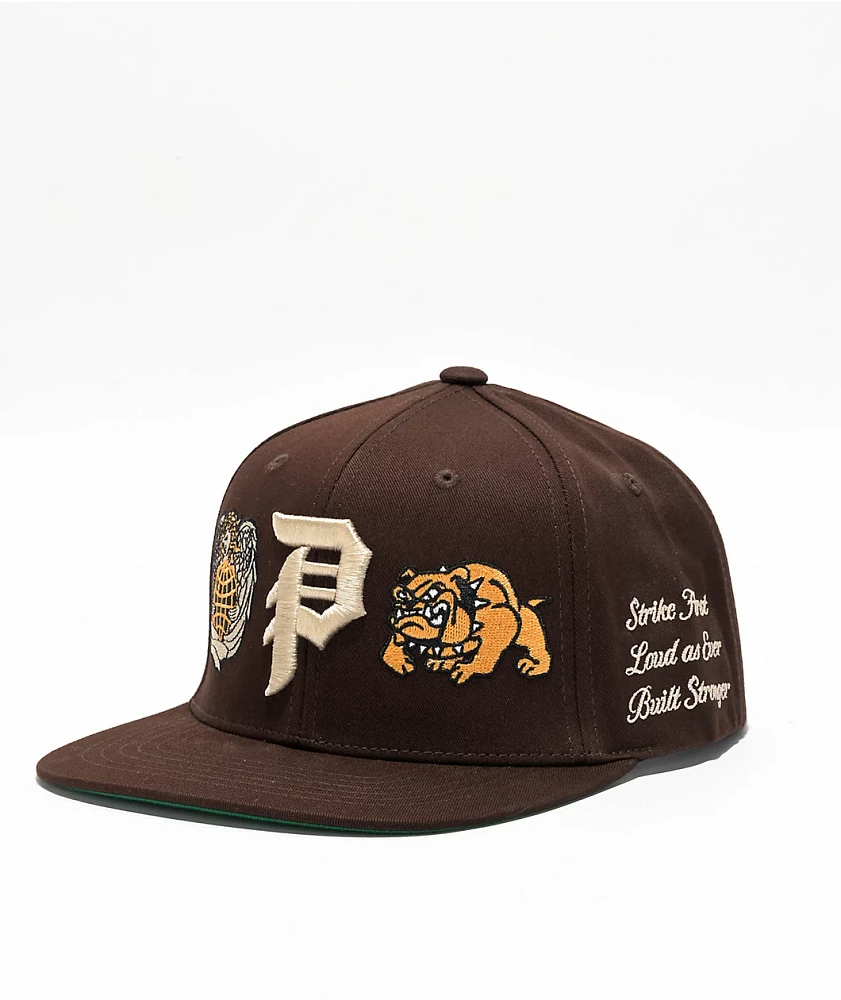 Primitive Altar Brown Snapback Hat