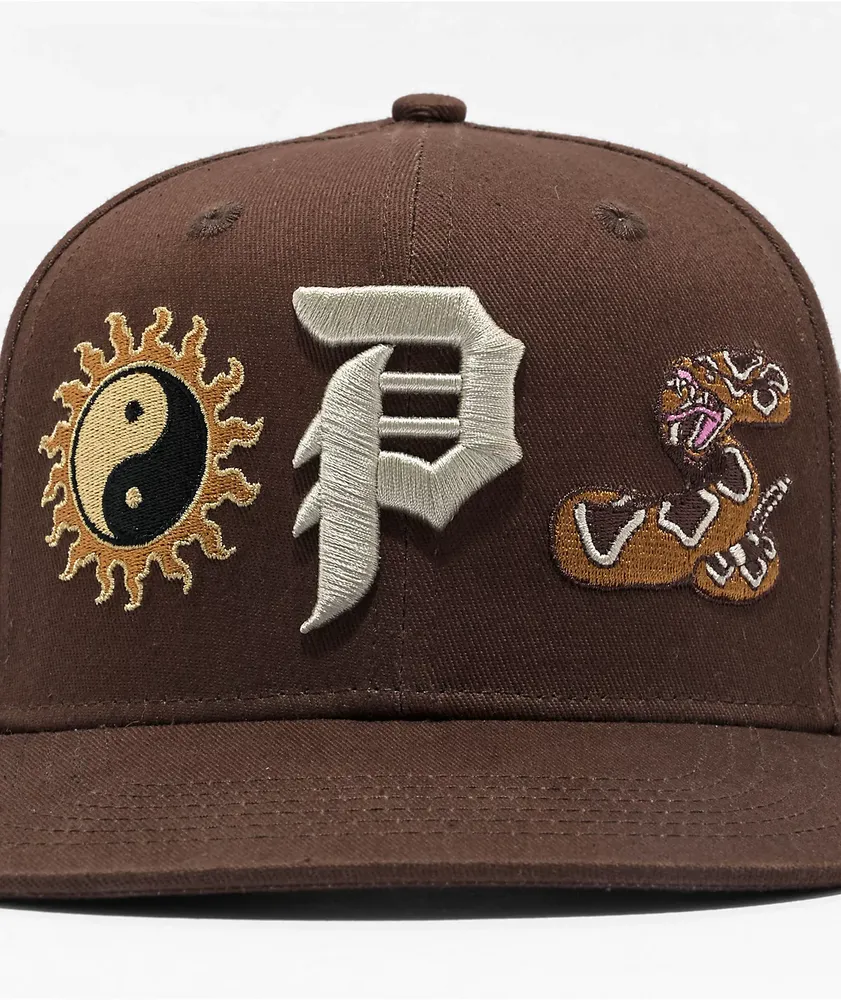 Primitive Badlands Brown Snapback Hat