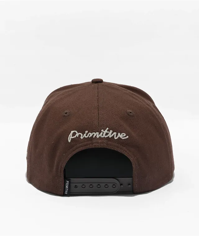 Primitive Badlands Brown Snapback Hat