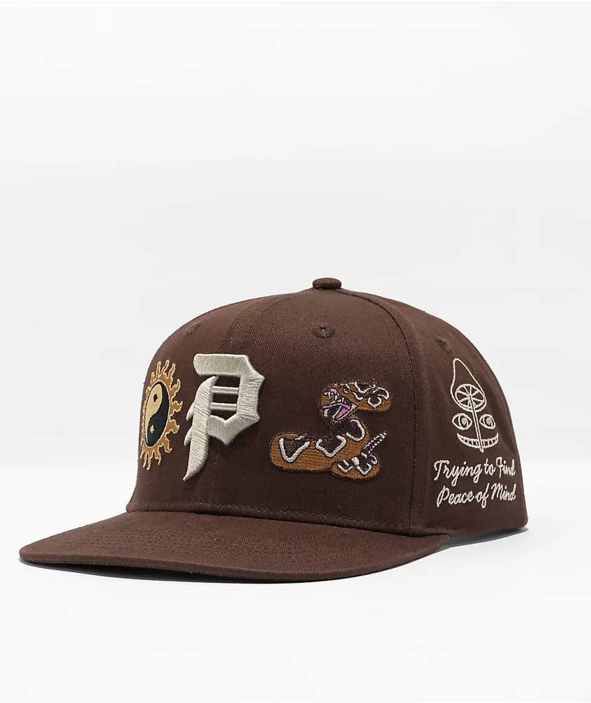 Primitive Badlands Brown Snapback Hat