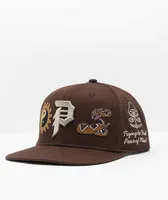 Primitive Badlands Brown Snapback Hat