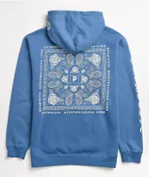 Primitive Bandana Light Blue Hoodie