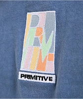 Primitive Block Heavyweight Blue Wash T-Shirt