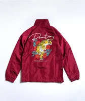 Primitive Boys Island Burgundy Coaches Jacket