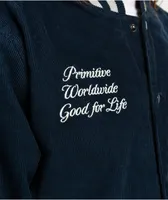 Primitive Bradford Blue Corduroy Varsity Jacket