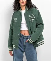 Primitive Bradford Green Corduroy Varsity Jacket