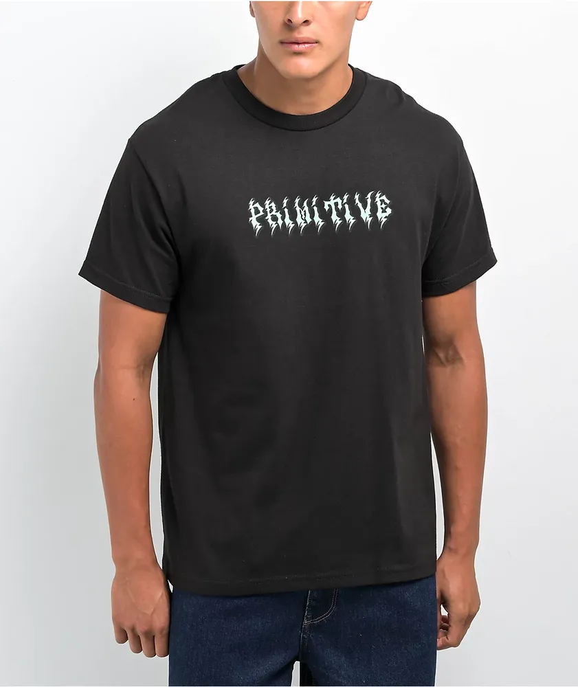 Primitive Bright Black T-Shirt