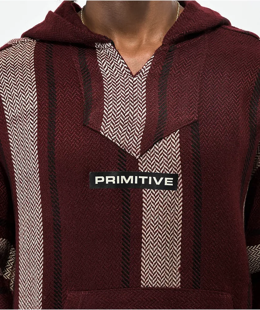 Primitive Burgundy Baja Hoodie