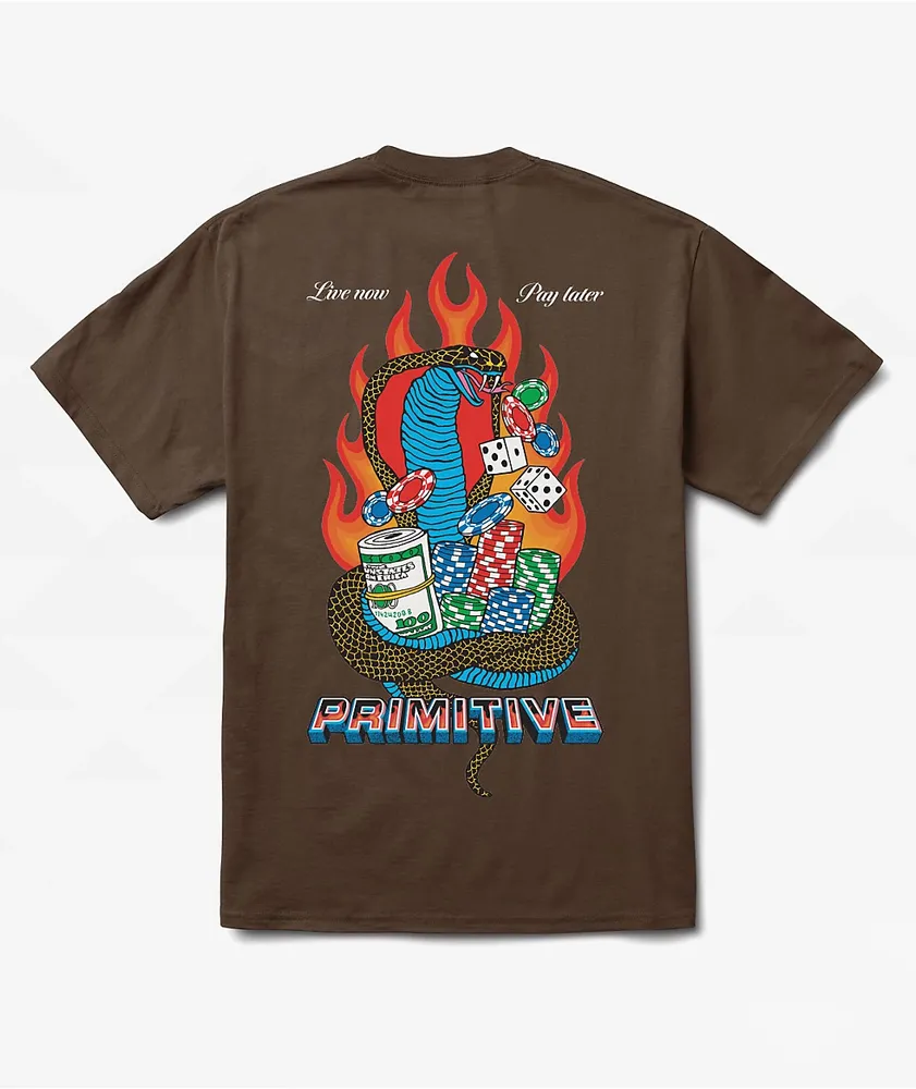 Primitive Cobra Brown T-Shirt