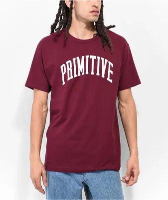 Primitive Collegiate Arch Red T-Shirt