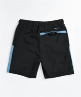 Primitive Concord Black & Blue Walk Shorts