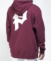 Primitive Dirty P Burgundy Hoodie