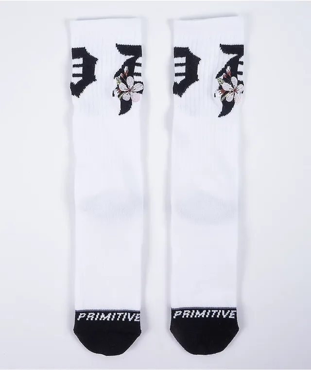 Zine Grey Tie Dye Crew Socks