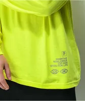 Primitive Dirty P High Visibility Neon Yellow Long Sleeve T-Shirt