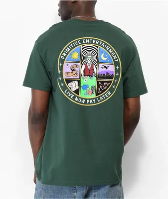 Primitive Double Down Green T-Shirt