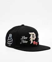 Primitive Double Up Black Snapback Hat