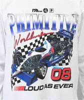 Primitive Finish Line White Long Sleeve T-Shirt