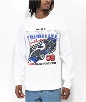 Primitive Finish Line White Long Sleeve T-Shirt