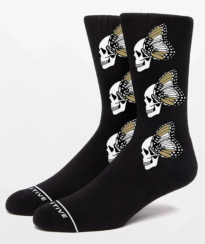 Primitive Flight Black Crew Socks