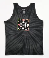 Primitive Fungi Box Grey Tie Dye Tank Top