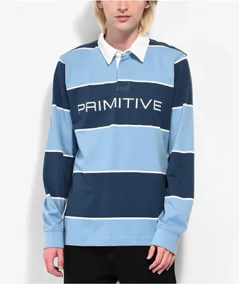 Primitive Hampton Blue Rugby Shirt