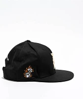 Primitive Heat Black Snapback Hat