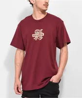 Primitive Hydra Maroon T-Shirt