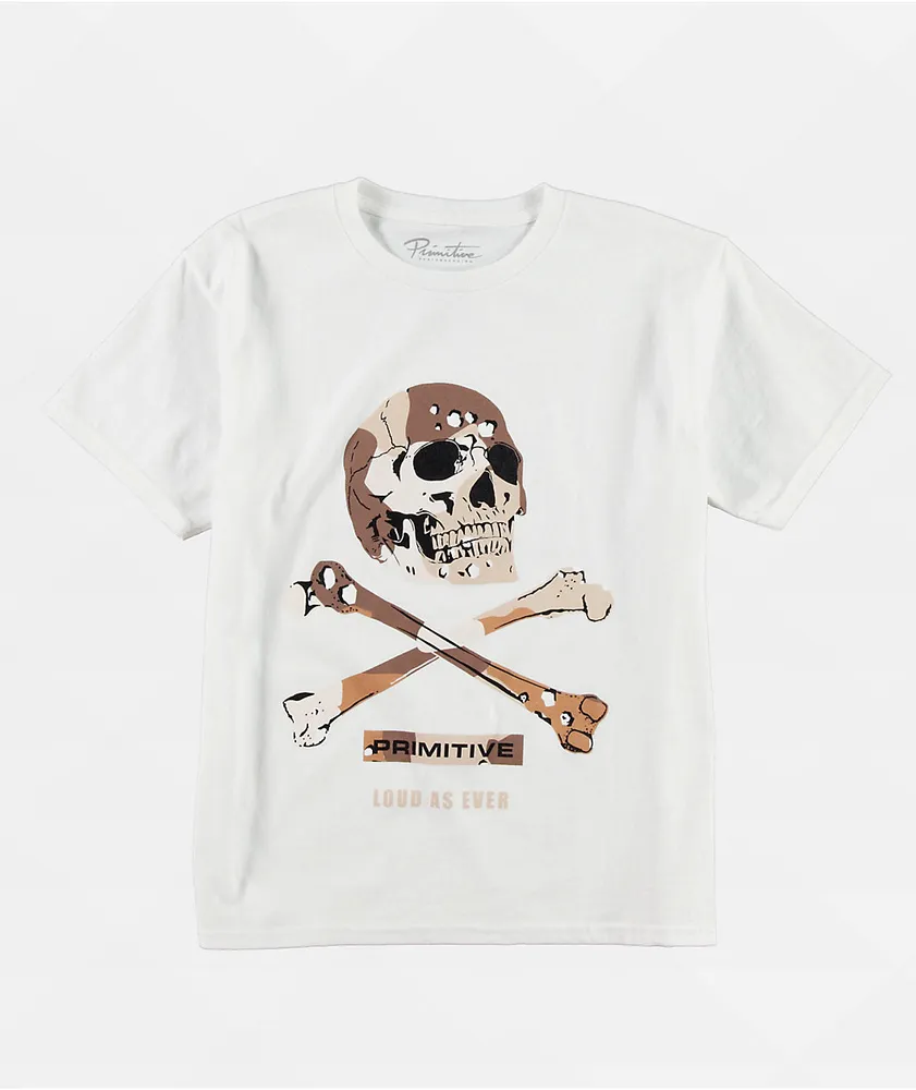 Primitive Kids Alert White T-Shirt